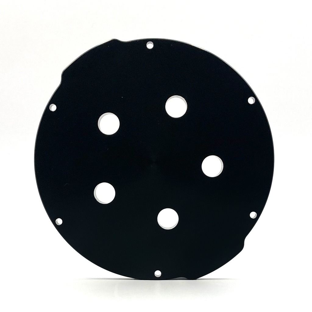 4" Aluminium End Cap with 5X M10 Hole