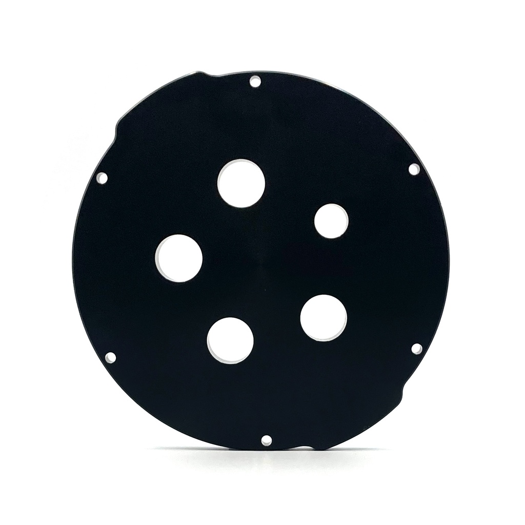 4" Aluminium End Cap 4X M14 - 1X M10