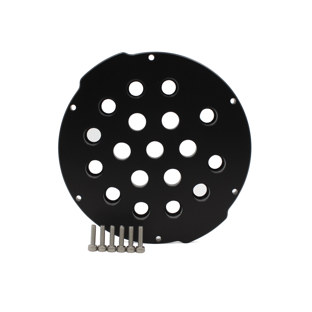 [101280] 4" Aluminum End Cap with 18X M10 Hole