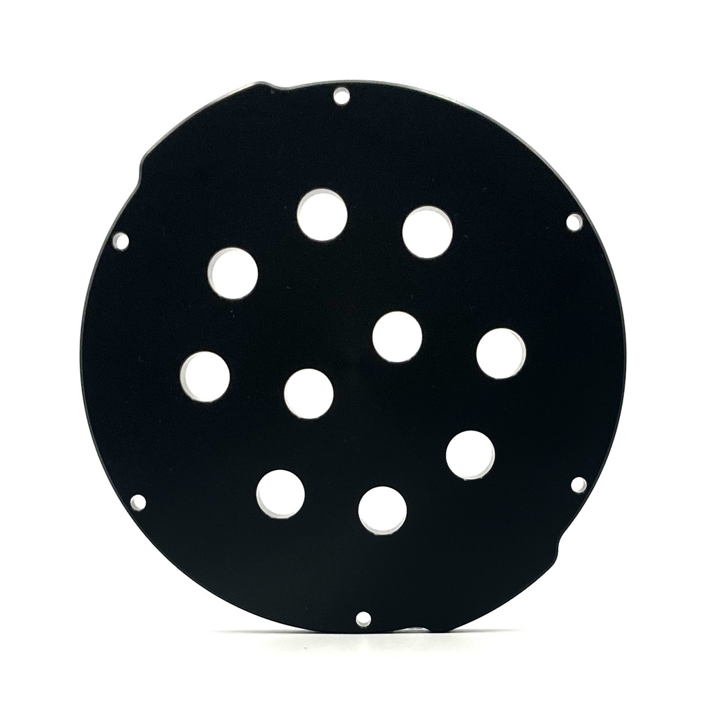 [101277] 4" Aluminum End Cap with 10X M10 Hole