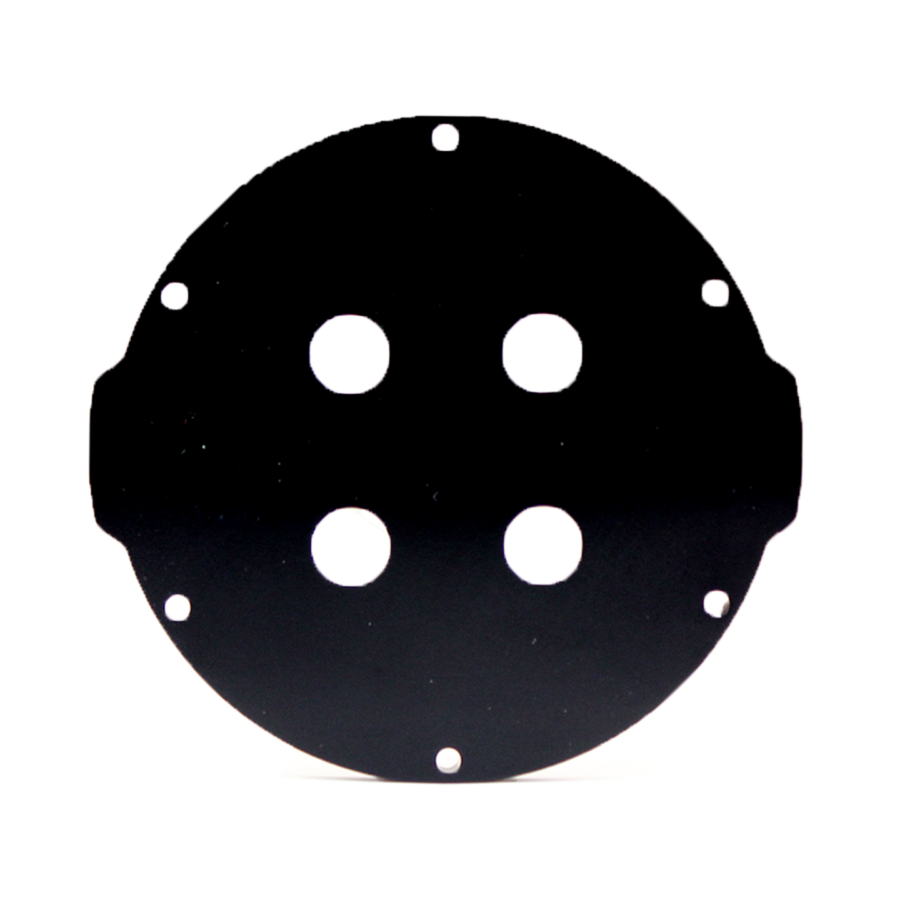 3" Aluminum End Cap with 4X M10 Hole