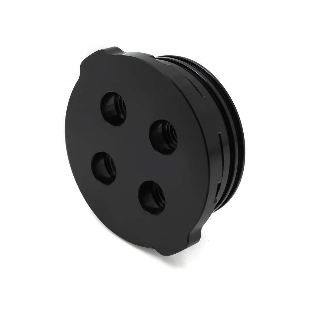 [101224] 2" Flange Cap - Aluminum - 4X M10 Hole