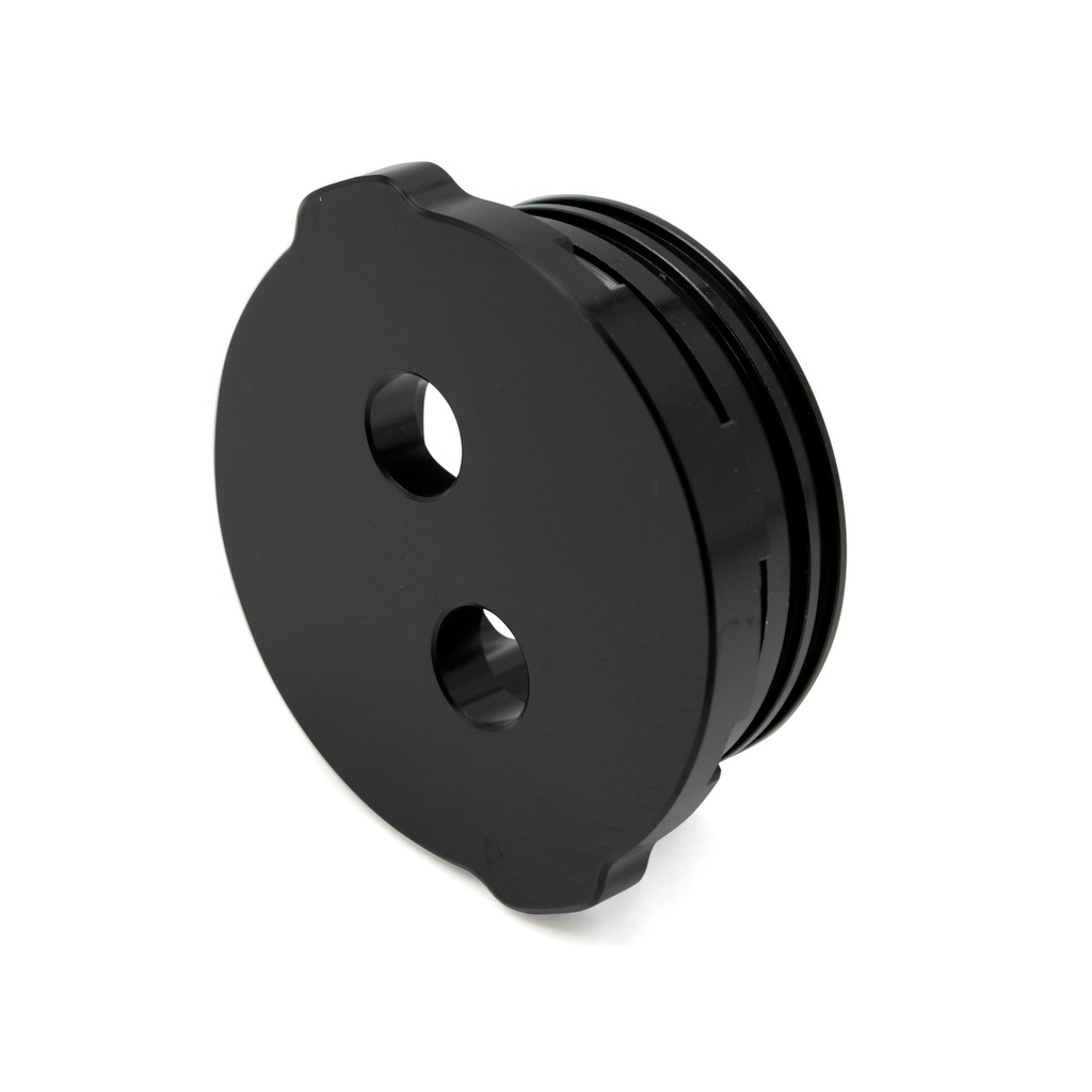 2" Flange Cap - Aluminum - 2X M10 Hole