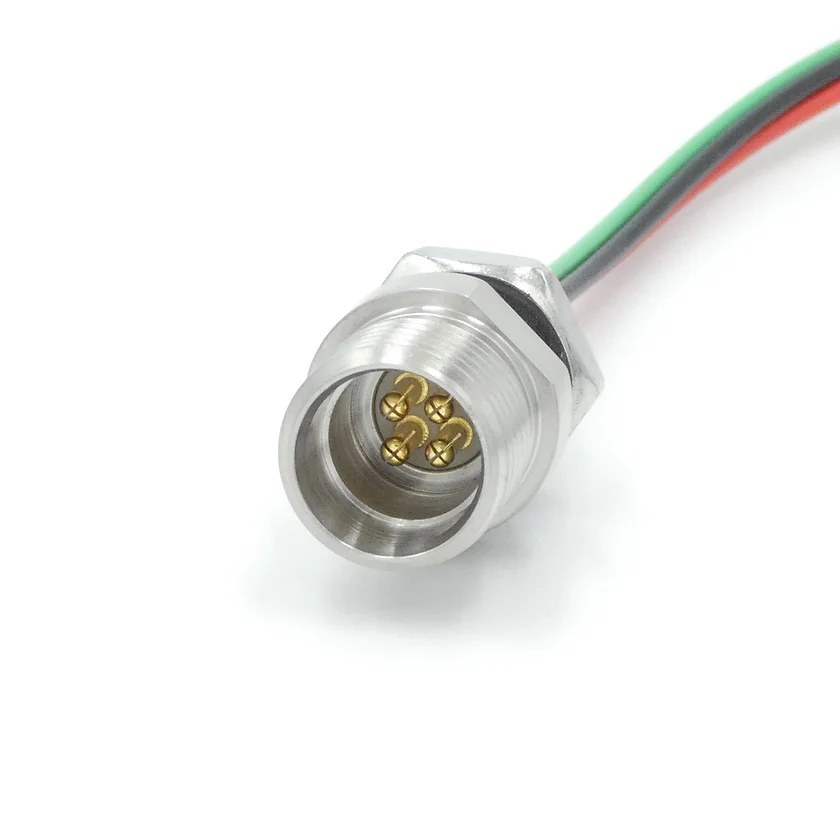 Cobalt Series Bulkhead Connector - 4-pin