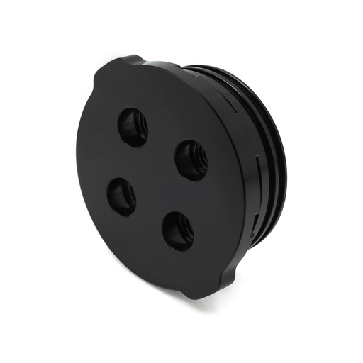 [101224] 2" Flange Cap - Aluminum - 4X M10 Hole